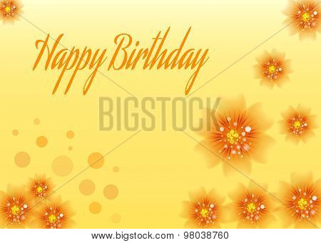 Birthday Floral Card