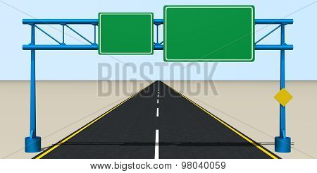 Traffic Sign on the Road