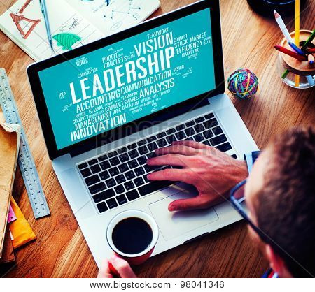 Leadership Boss Management Coach Chief Global Concept