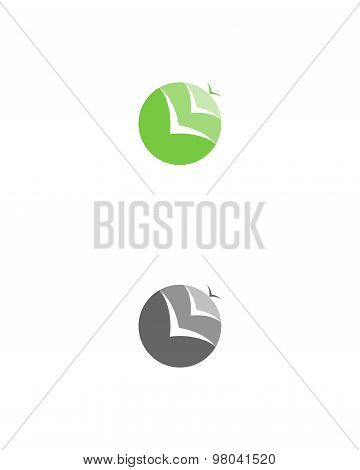 no boundaries easy flat logo birds sky