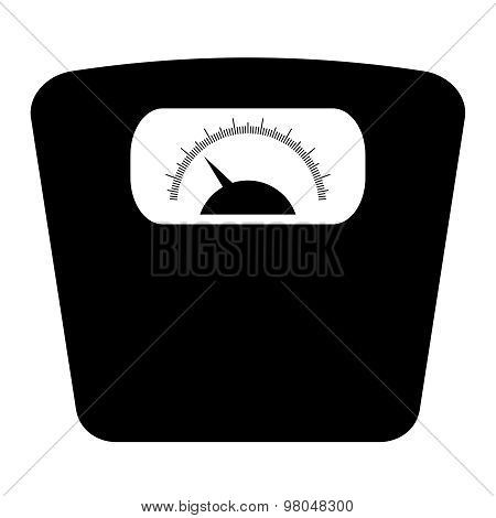 Floor scales icon