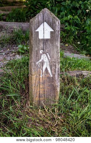 Hiker Trail Marker