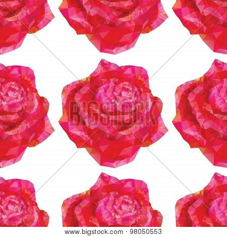 seamless roses ornament