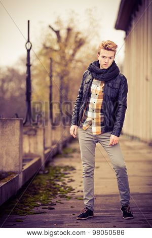 Handsome Fashionable Man Outdoor