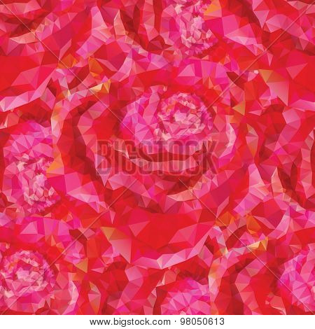 seamless roses ornament