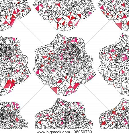 seamless roses ornament