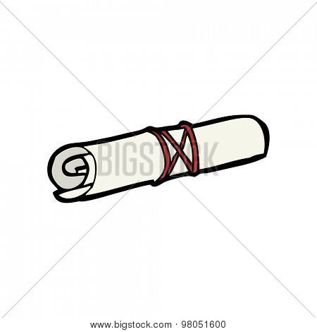 cartoon scroll