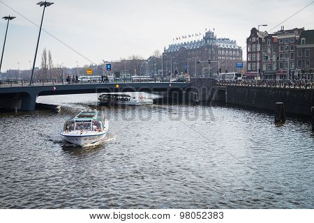 Vaci street on February 07, 2014 in Budapest,
