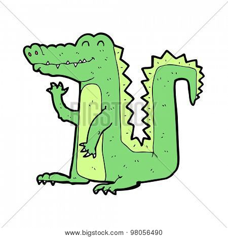 cartoon crocodile