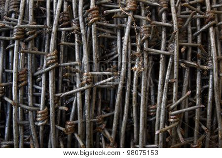 Barbed Wire Background