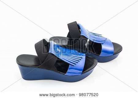 Blue Women Shoes.