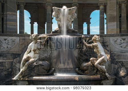 Fountain In Hever Castle Italian Garden
