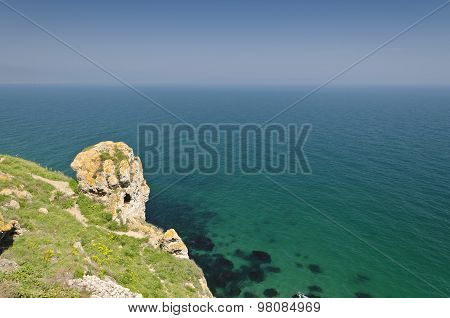 Bulgaria, Black Sea. Coastal Landscape. Kaliakra Headland