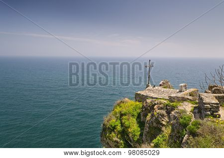 Chapel Of St. Nicholas At Cape Kaliakra In Bulgaria