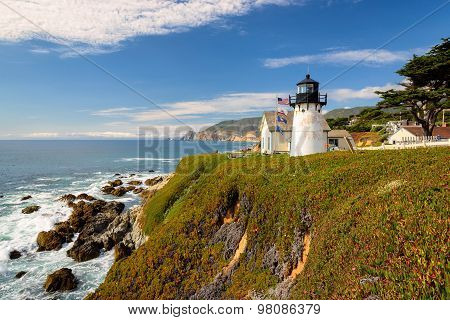 Lighthouse on California coast