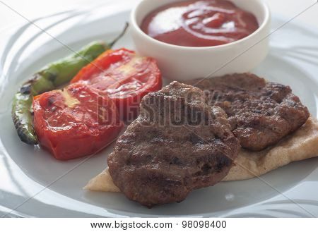 Turkish Grilled Meat Balls - Kasap Kofte