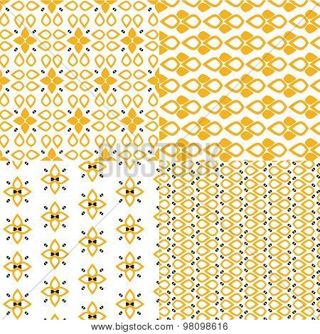 retro patterns set