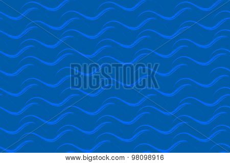 Waves. Vector Seamless Pattern. EPS10.