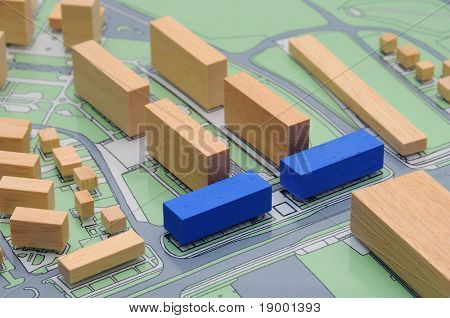 Architektonický návrh urbanistického modelu