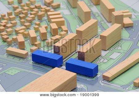 Urbanistické architektura model