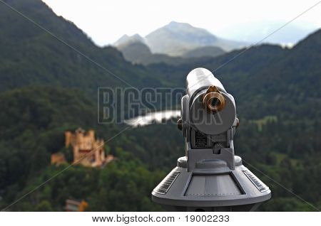 กำหนดเป้าหมายการท่องเที่ยวสถานที่/ภูมิทัศน์/ปราสาท monocular