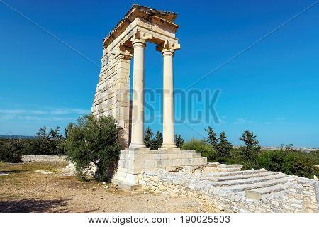 Apollo Hylates ruins at Kourion, Limassol, Cyprus