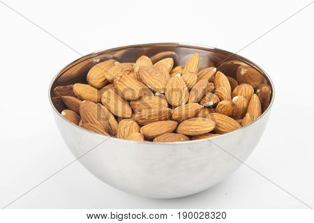 Almonds Isolated On White Background