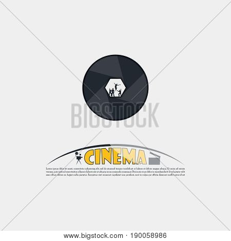 Art Design Camera Lens For Design And Illustrations Vector Vintage Illustration.