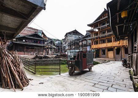 Courtyard Of Country Houses In Chengyang Village
