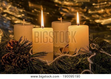 advent wreath for christmas