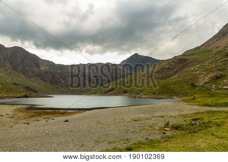 Snowdon Miners Track By Llyn Llydaw