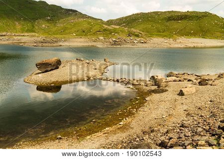Llyn Llydaw Lake On Mount Snowdon