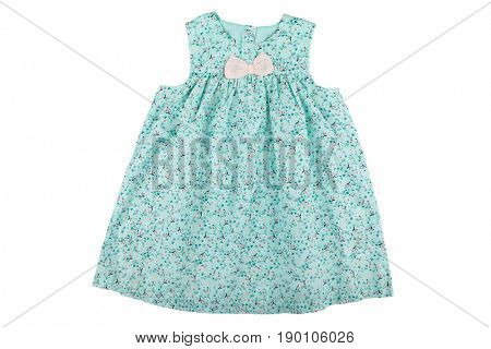 Baby dress with floral print