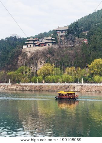 Pagodas On East Hill Of Longmen Caves