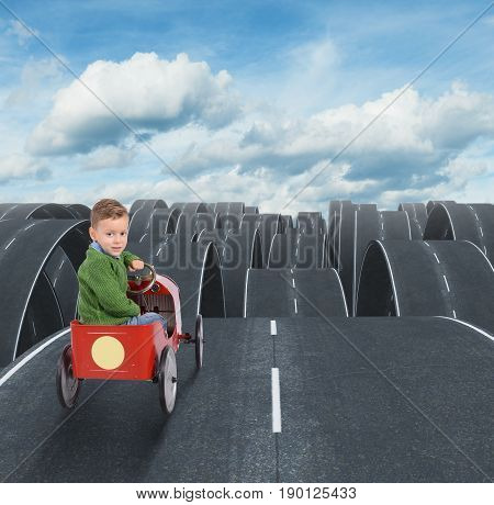 Difficult future of a kid with all disjointed streets