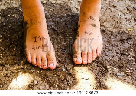 Pair Of Tired Feet