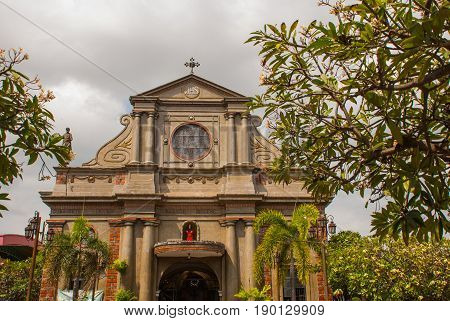 Dumaguete Cathedral at Dumaguete City, Philippines. Historic building