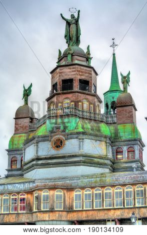 The Notre Dame de Bon Secours Chapel in Montreal, Canada