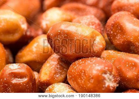 Eleagnus as background. A close . A photo