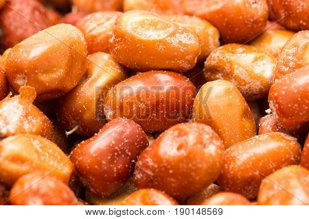 Eleagnus as background. A close . A photo