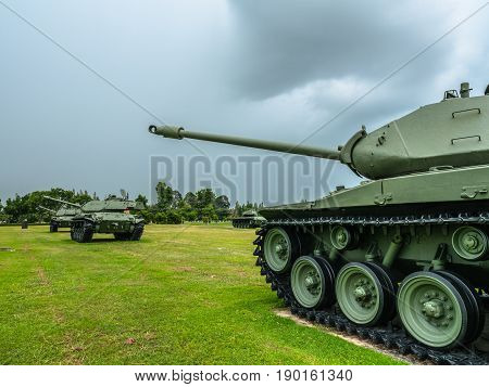 Army Tank Ground Defense And Attack