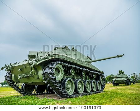Army Tank Ground Defense And Attack