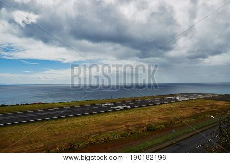 View Of Madeira Airport Cristiano Ronaldo Runway