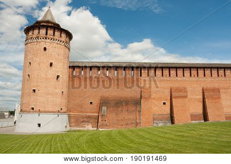Marinkin Tower Of Kremlin In Kolomna Moscow Region.