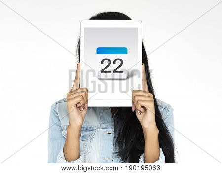 Date Twenty Second Agenda Calendar Graphic