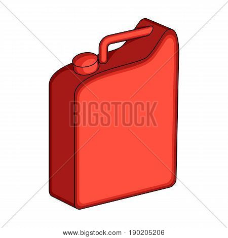 Canister for gasoline.Oil single icon in cartoon style vector symbol stock illustration .