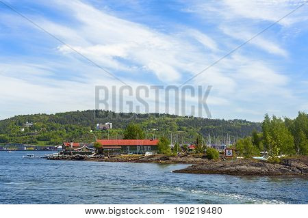 Hovedoya Island Near The City Of Oslo