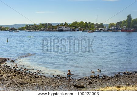 Hovedoya Island Near The City Of Oslo