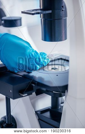 Research In Lab, Toned Image, Indoors, One Person Only