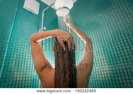 Showering